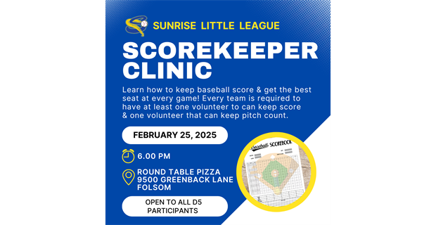 Score Keepers Clinic